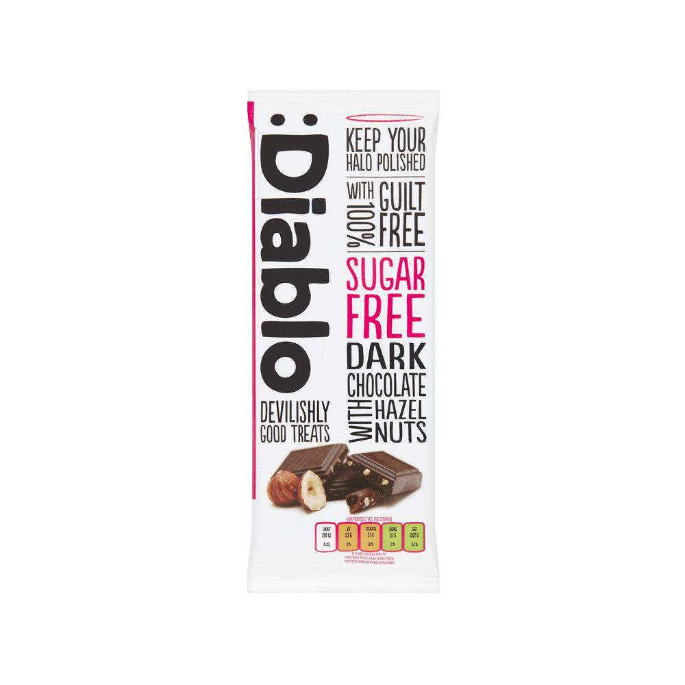 Sugar Free Dark Choc Hazelnut 85g