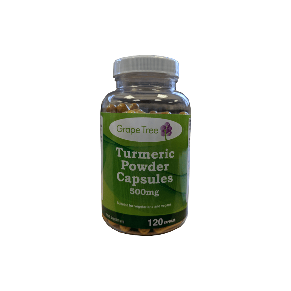 Turmeric Powder Capsules 500mg 120s