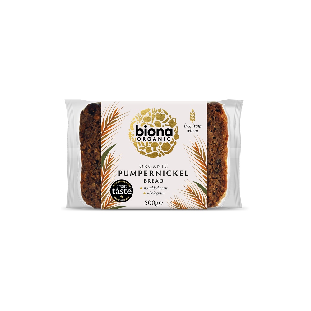 Biona Organic Pumpernickel Bread 500g