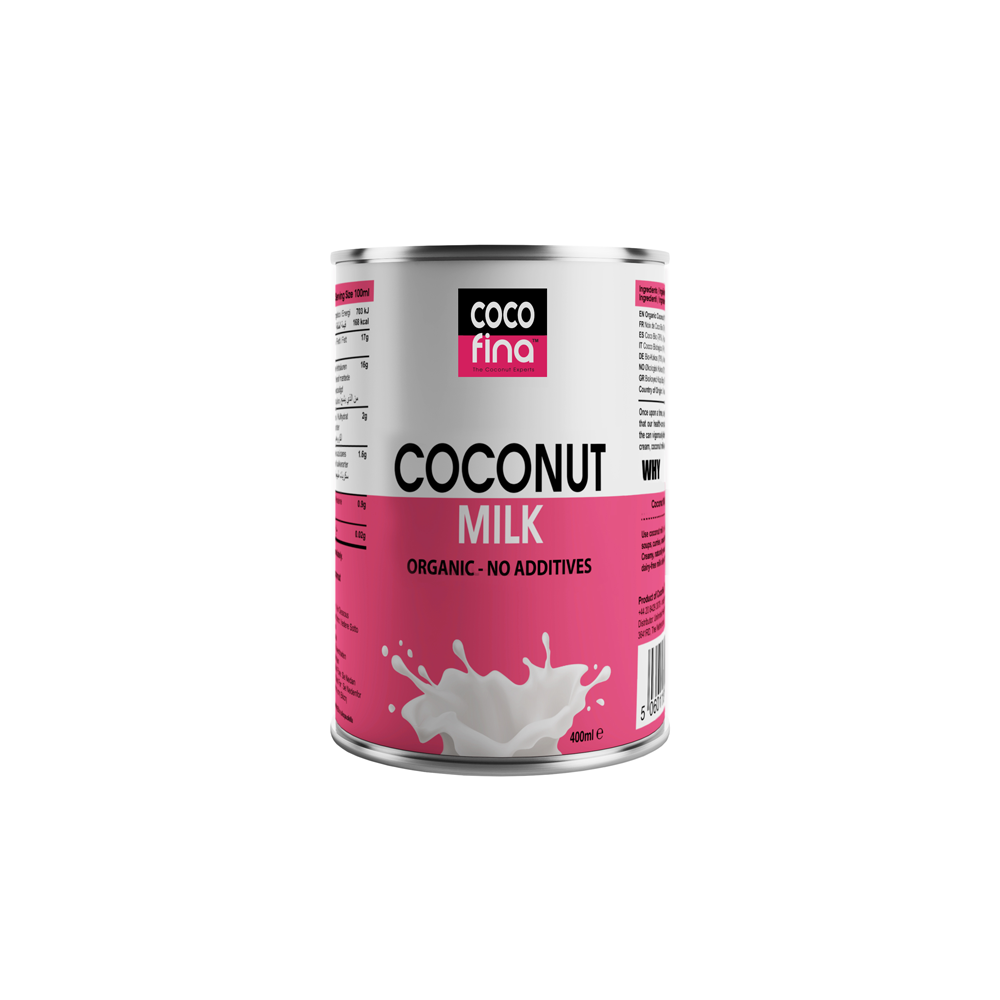 Cocofina Organic Coconut Milk 400ml