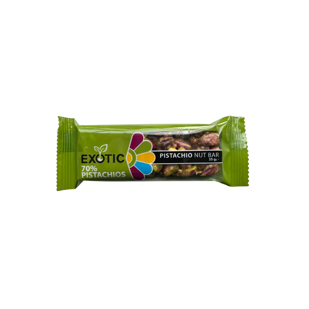 Exotic Nut Bar 70% Pistachios 35g