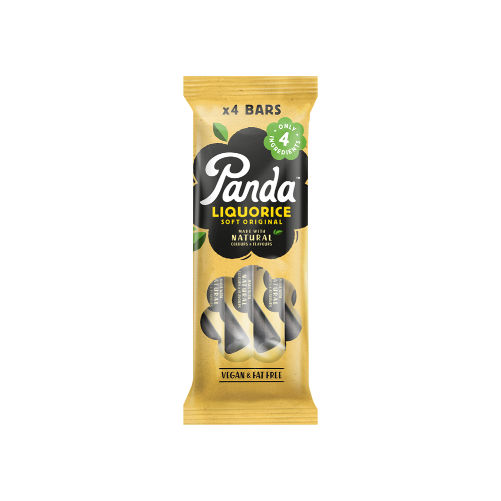 Panda Original Liquorice 4 Bar Pack