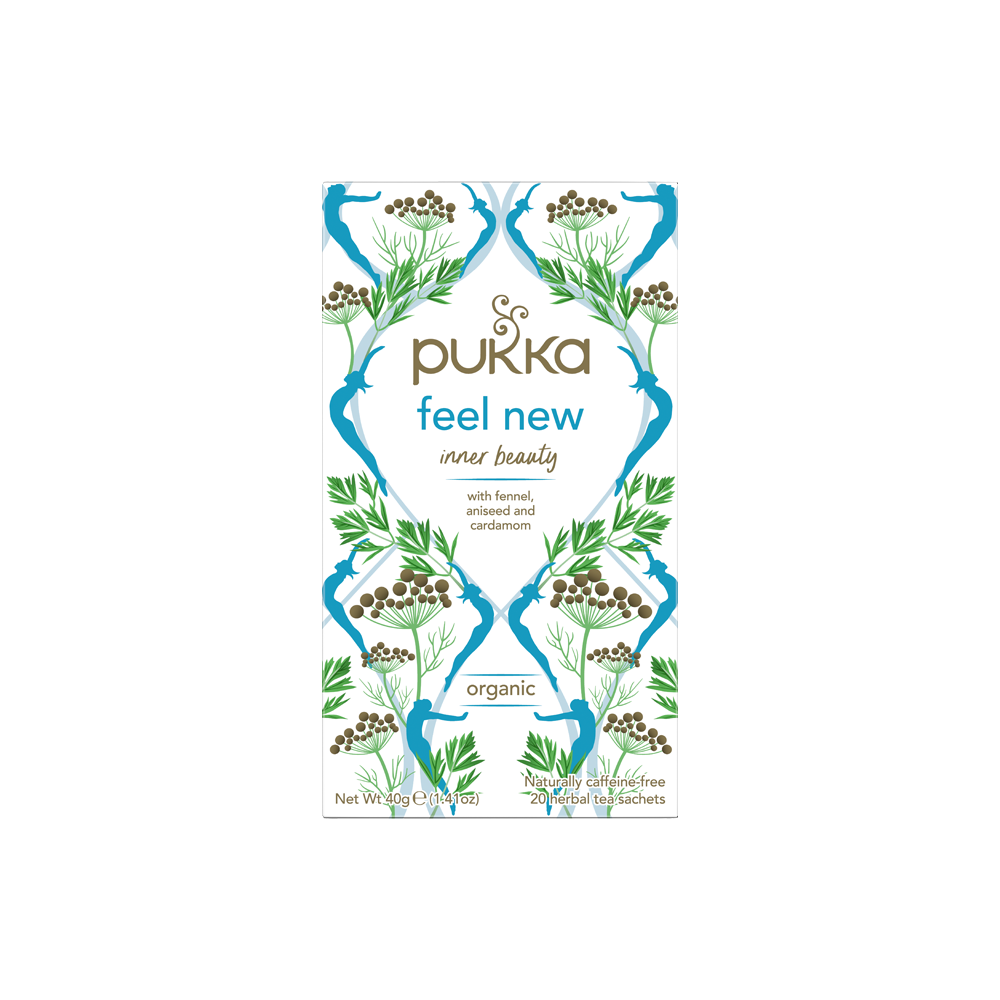 Pukka Organic Feel New Herbal Tea 20 Bags