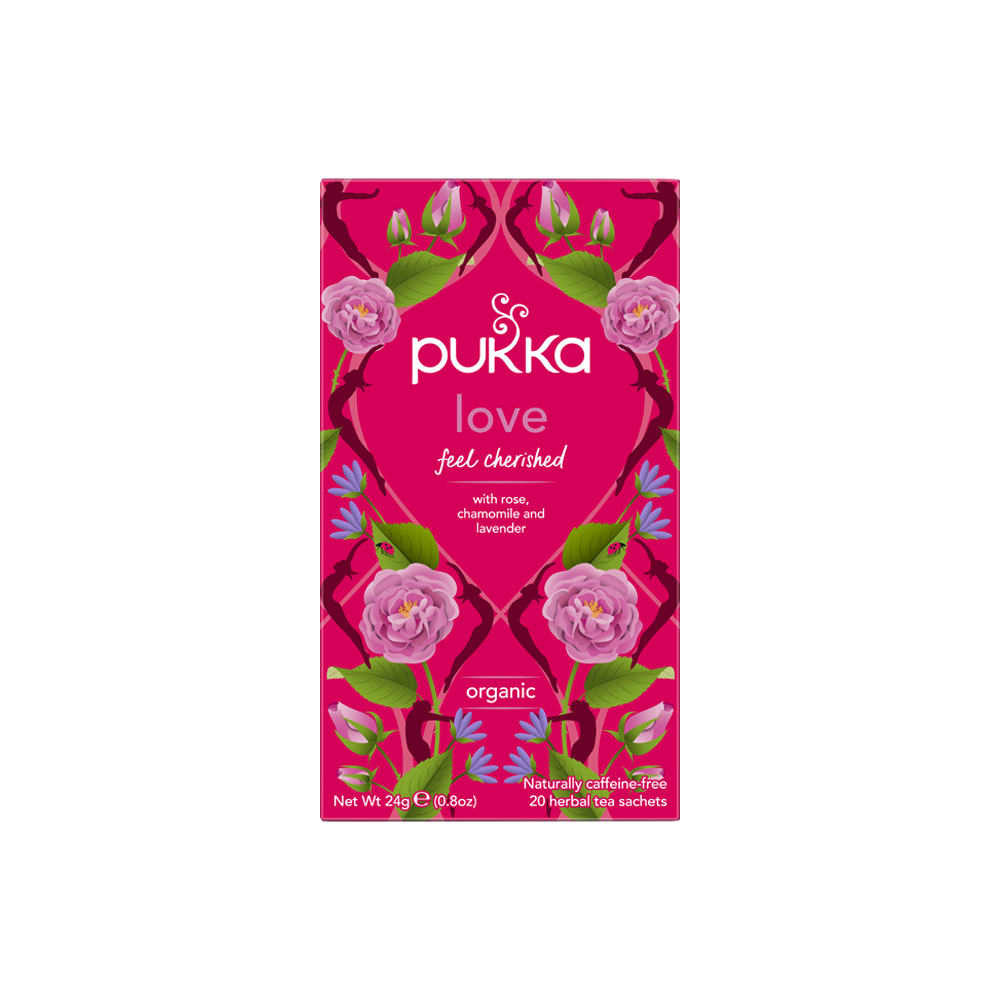 Pukka Organic Love Herbal Tea 20 Bags