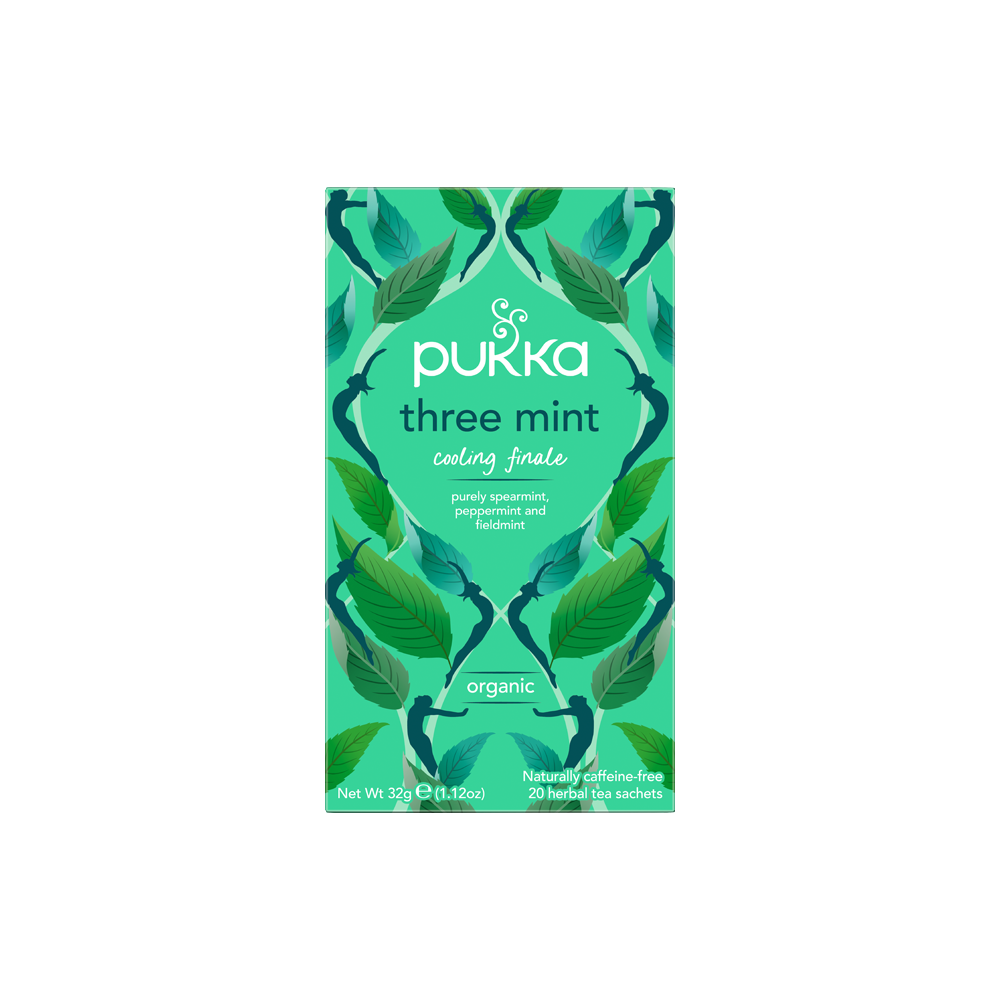 Pukka Organic Three Mint Herbal Tea 20 Bags