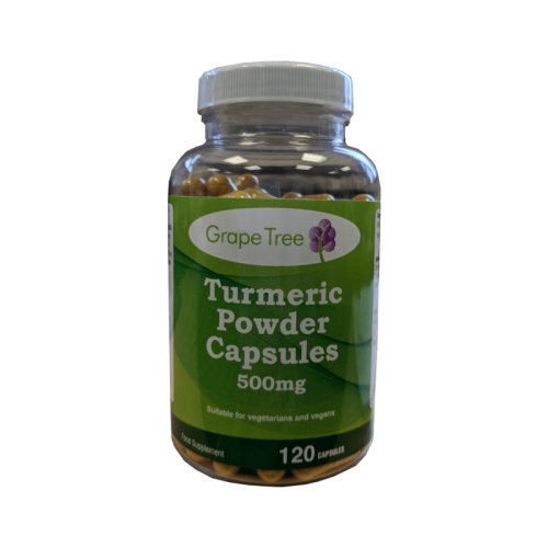 Turmeric Powder Capsules 500mg 120s