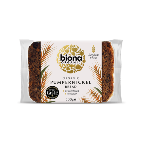 Biona Organic Pumpernickel Bread 500g