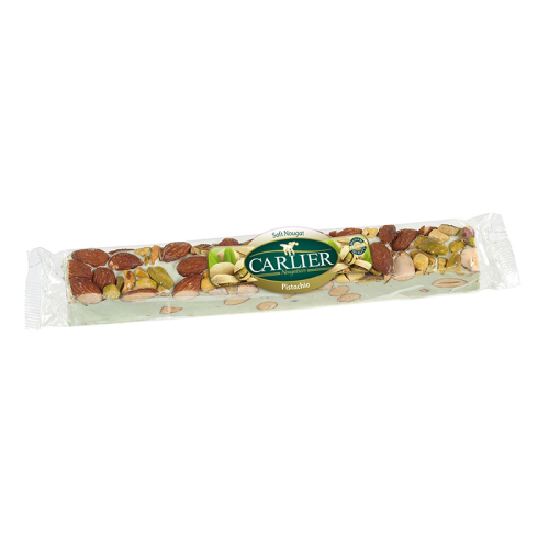 Carlier Pistachio Nougat With Almonds & Hazelnuts 100g