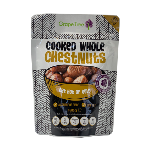 Grape Tree Cooked Whole Chestnuts 180g