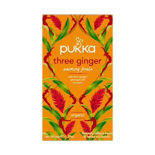 Pukka Organic Three Ginger Herbal Tea 20 Bags