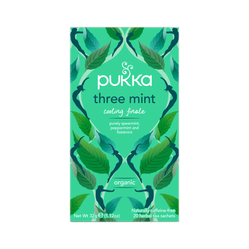 Pukka Organic Three Mint Herbal Tea 20 Bags