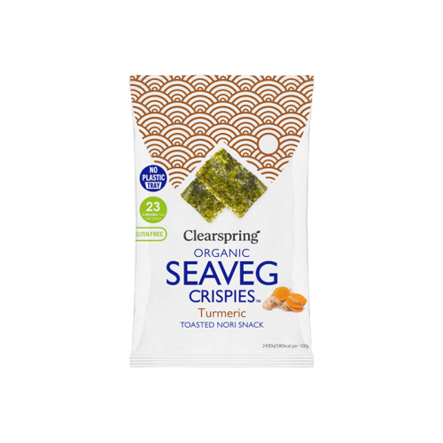 Clearspring Organic Turmeric Seaveg Crispies Trayless 4g