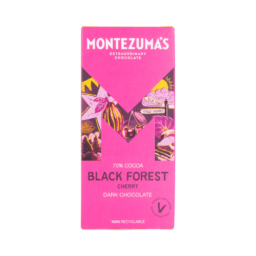 Montezuma’s Black Forest Dark With Cherry Bar 90g