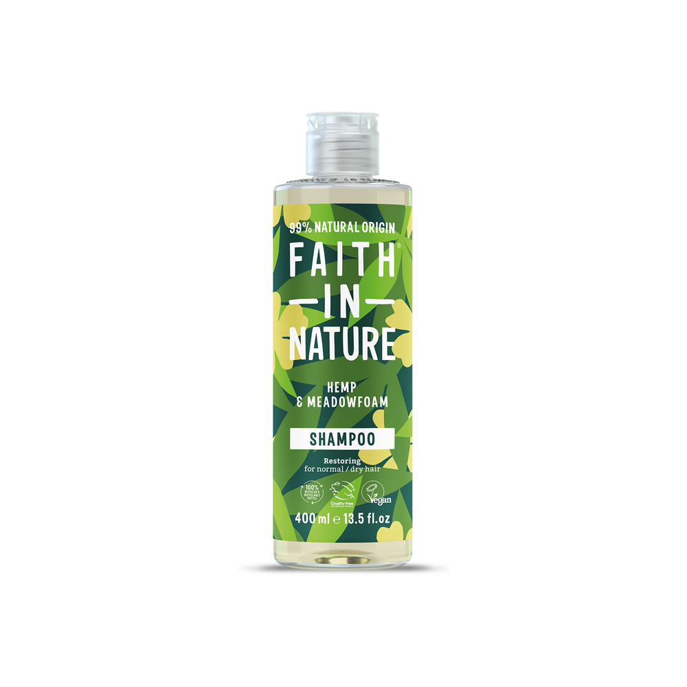 Faith In Nature Hemp And Meadowfoam Shampoo 400ml