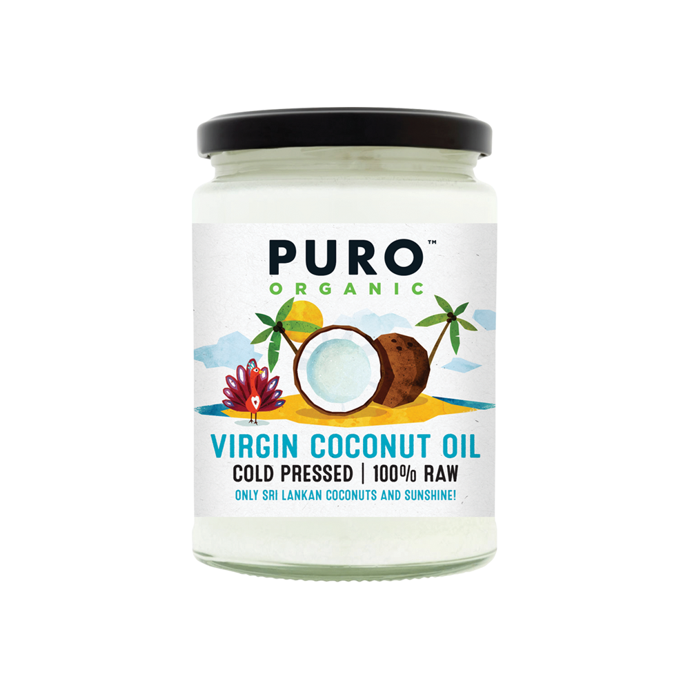 6 x Puro Cold Pressed Organic Virgin Coconut Oil 500ml. 