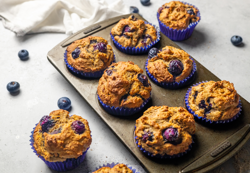 Protein Blueberry Muffins