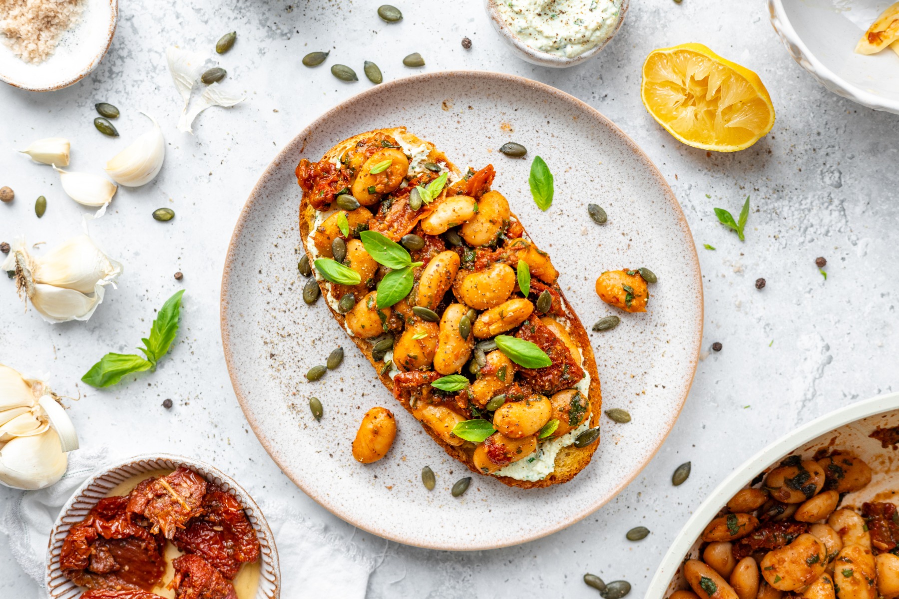 Posh Butter Beans On Toast