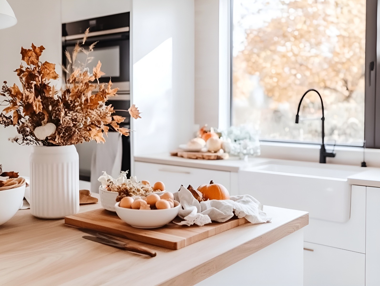 Food on a table