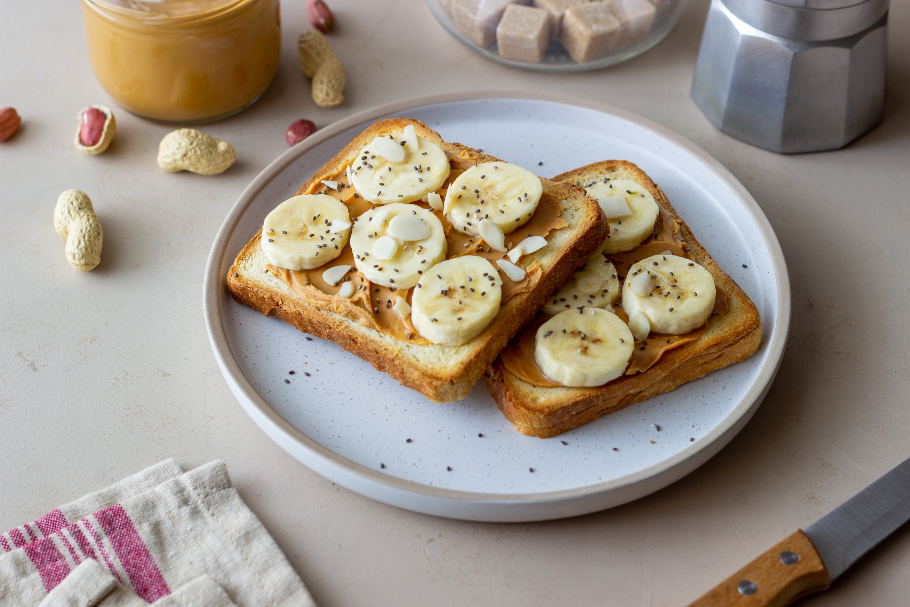 Peanut Butter Banana Toast