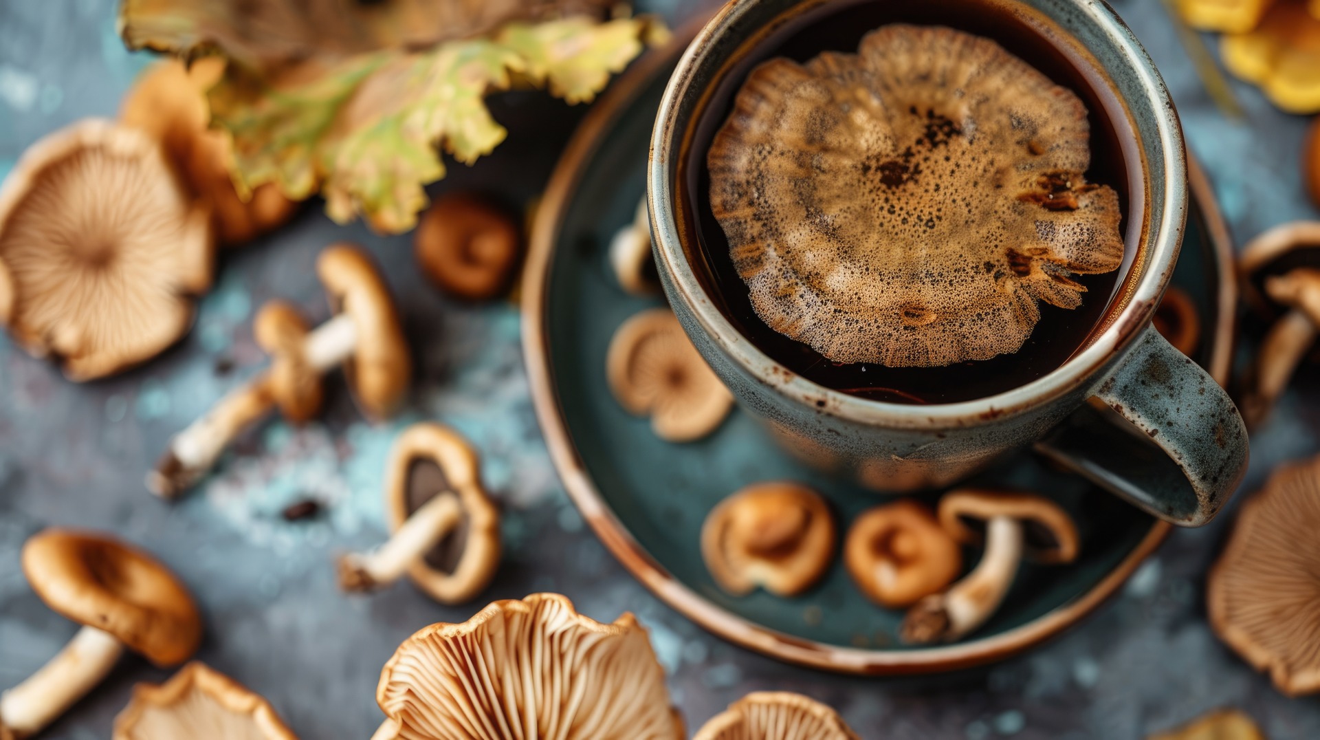 Lion’s mane and reishi mushroom