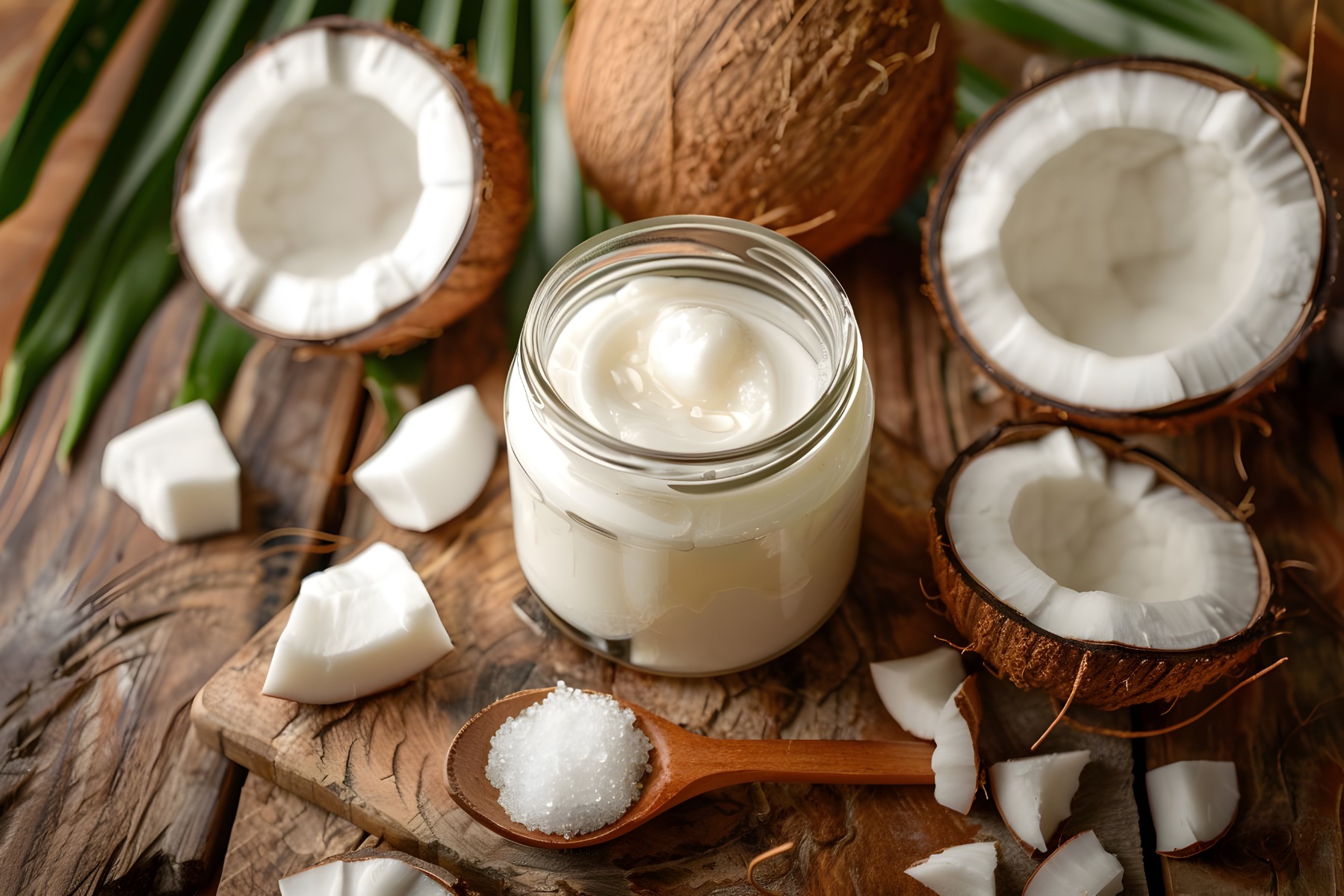 Coconut oil for cooking to improve heart health