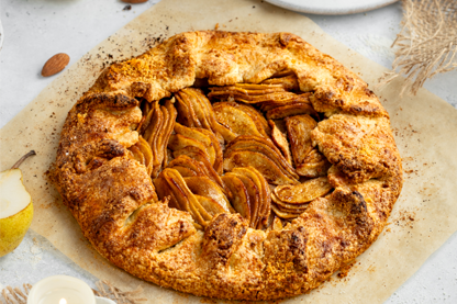 Nutty Almond and Pear Galette