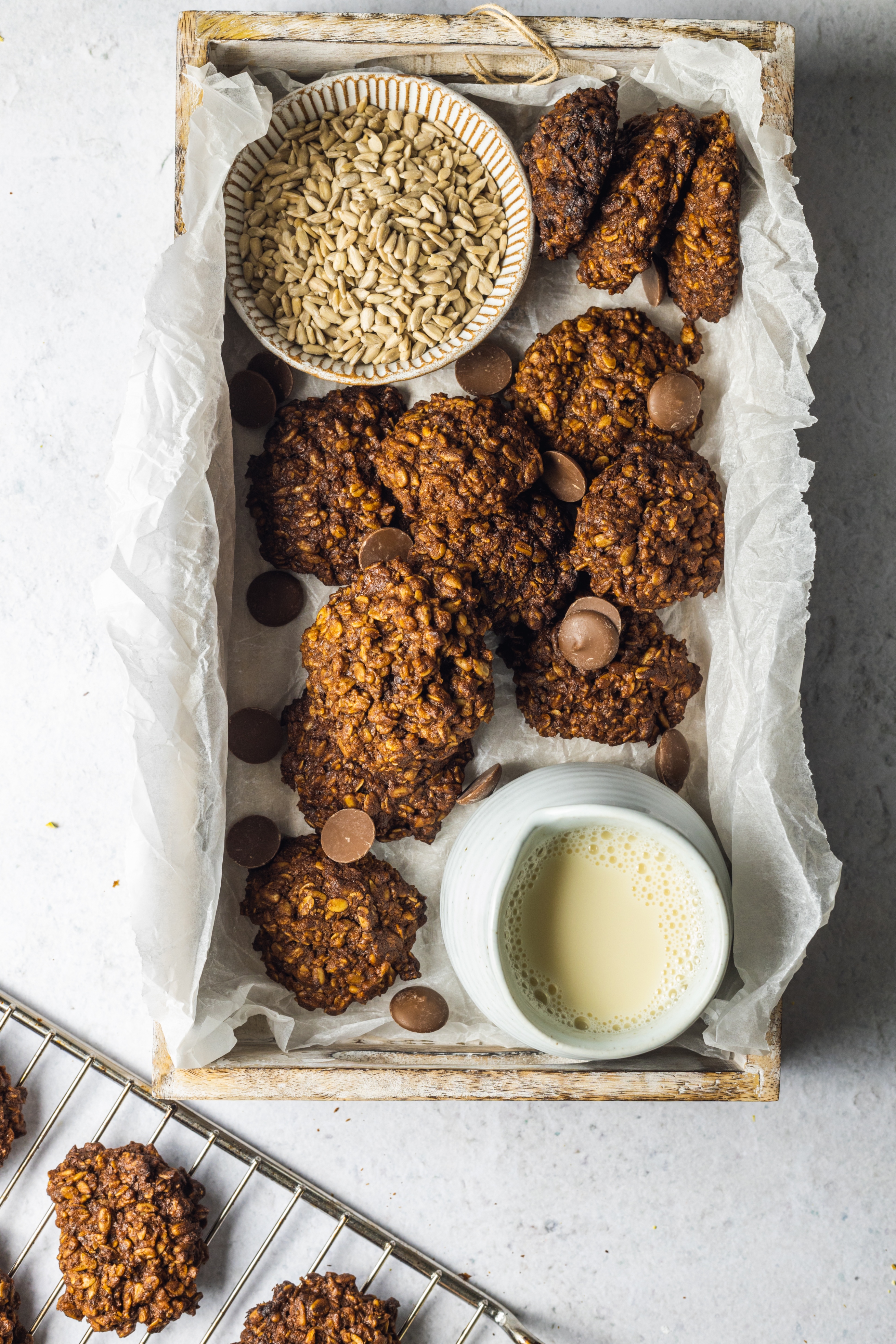 Chocolate Chip Sunflower Cookies