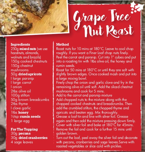 Grape Tree Nut Roast